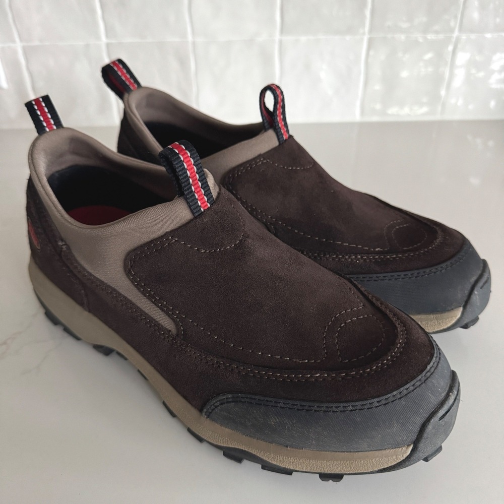 LL Bean Sport‎ Moc Shoes Women 9 Brown Suede Thinsulate Slip On Outdoors 05330